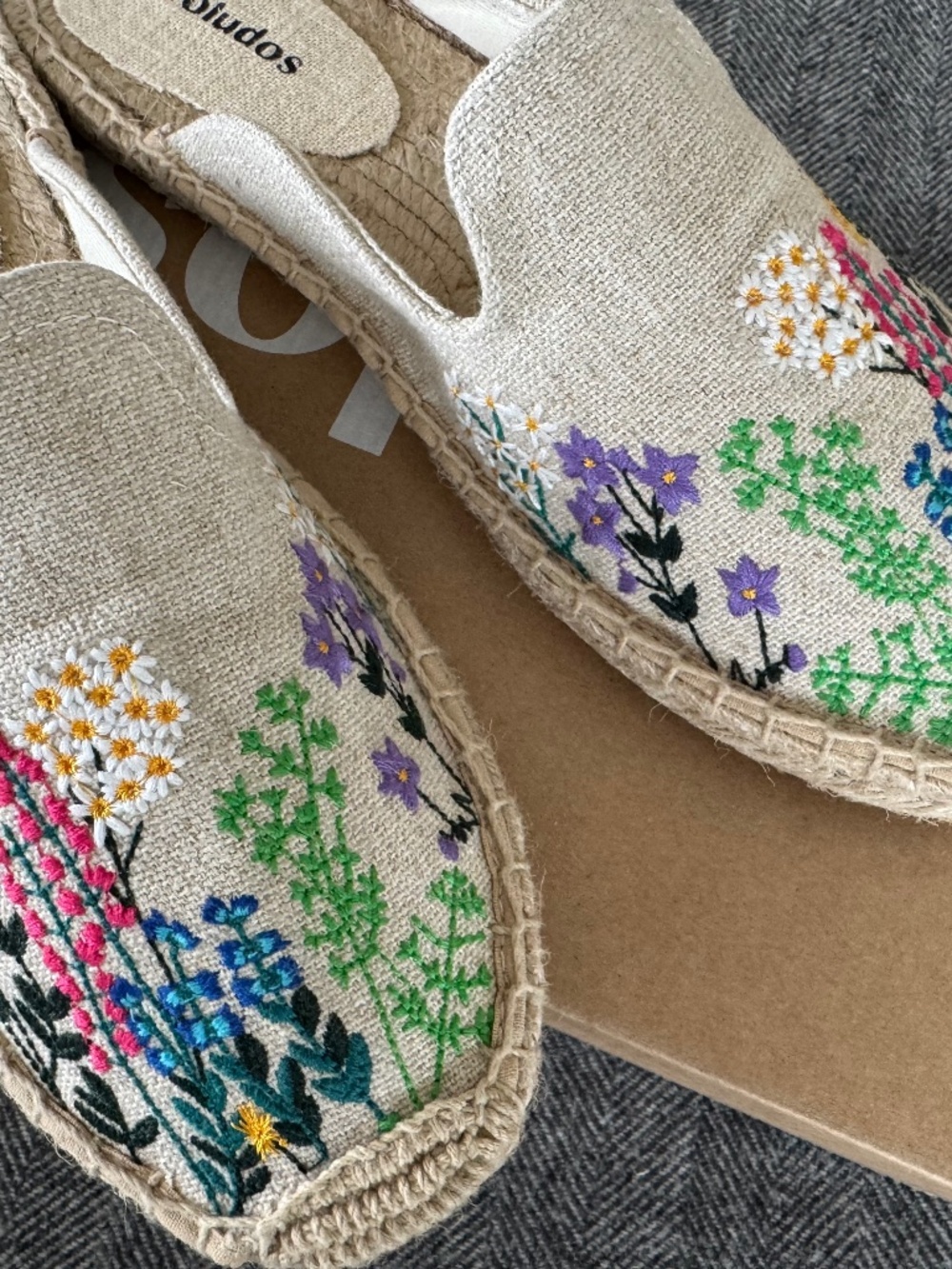 NWT SOLUDOS SMOKING MULE ESPADRILLES - Picture 7 of 11